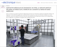 Emitech IVD Amérique du Nord electroniquenews