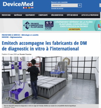 Emitech-DeviceMed marchés NordAmericains