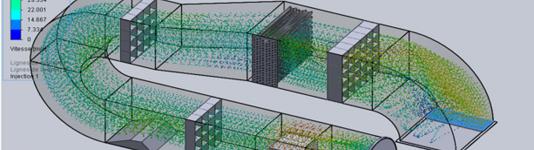 Réalisation Département Innovation et Application d&#039;Environne&#039;Tech - Banc de sable et poussière